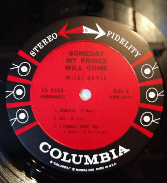 The Miles Davis Sextet : Someday My Prince Will Come (LP, Album, Pit)