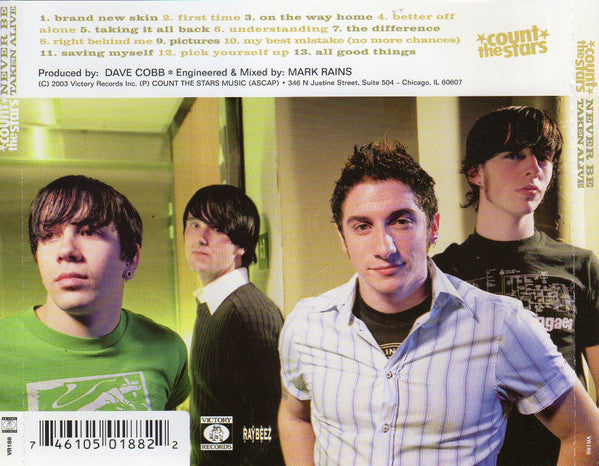 Count The Stars : Never Be Taken Alive (CD, Album)