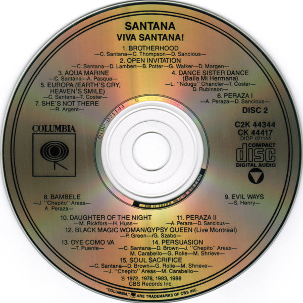 Santana : Viva Santana! (2xCD, Album, Comp)