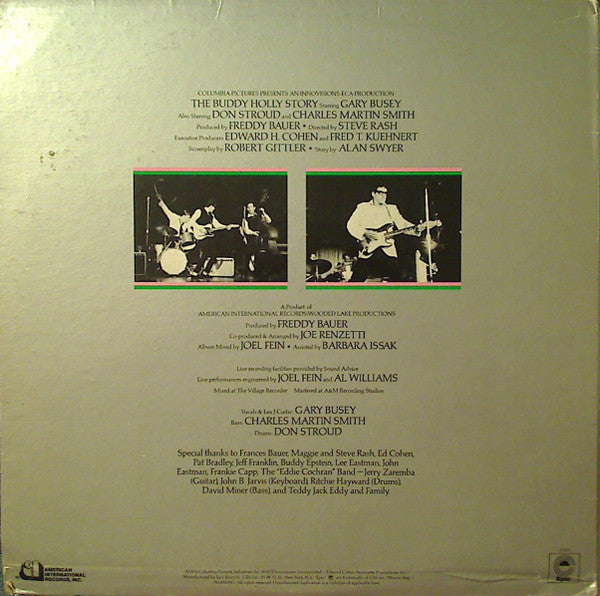 Gary Busey : The Buddy Holly Story (LP, Album)
