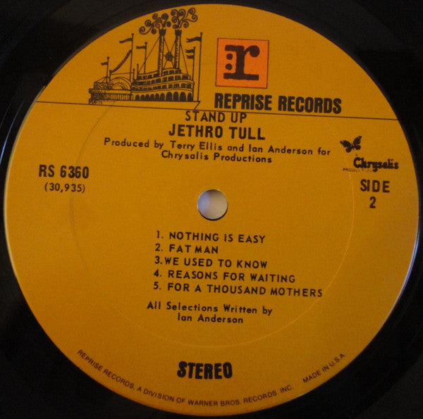 Jethro Tull : Stand Up (LP, Album, RP, Ter)