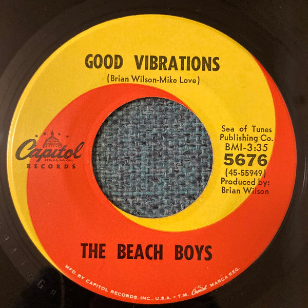 The Beach Boys : Good Vibrations (7", Single)