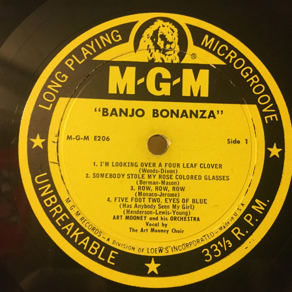 Art Mooney & His Orchestra : Banjo Bonanza (10")
