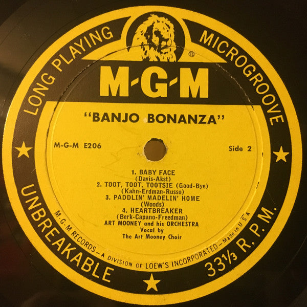 Art Mooney & His Orchestra : Banjo Bonanza (10")