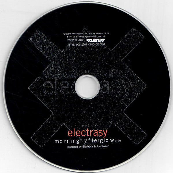 Electrasy : Morning Afterglow (CD, Single, Promo)