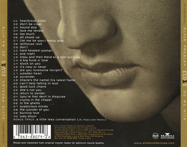 Elvis Presley : ELV1S 30 #1 Hits (CD, Comp, RM, Son)