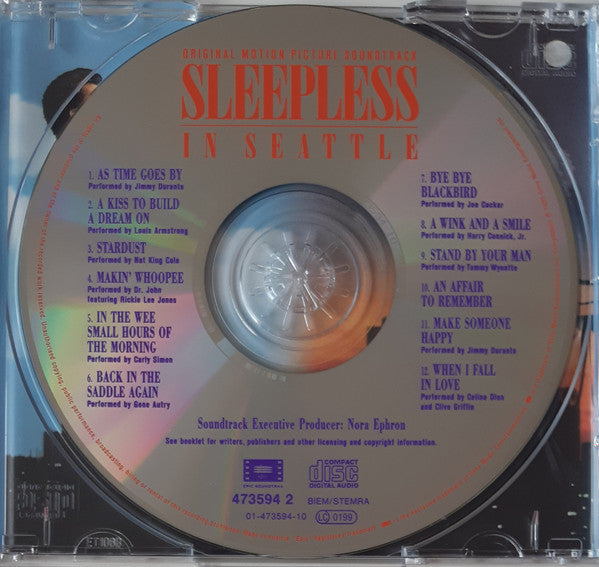 Various : Sleepless In Seattle (Original Motion Picture Soundtrack) (CD, Comp, RP)