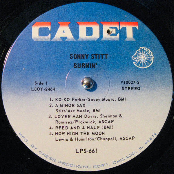 Sonny Stitt : Burnin' (LP, Album, RE)