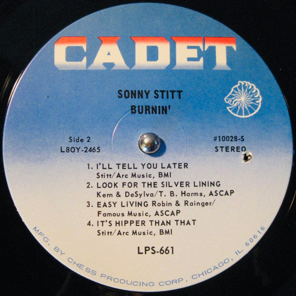 Sonny Stitt : Burnin' (LP, Album, RE)