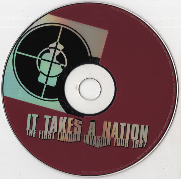 Public Enemy : It Takes A Nation - The First London Invasion Tour 1987 (DVD, NTSC + CD, Comp)