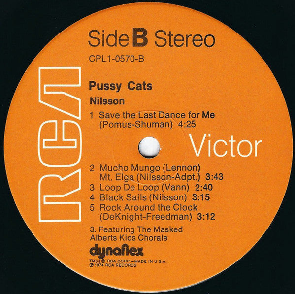 Harry Nilsson : Pussy Cats (LP, Album, Ind)