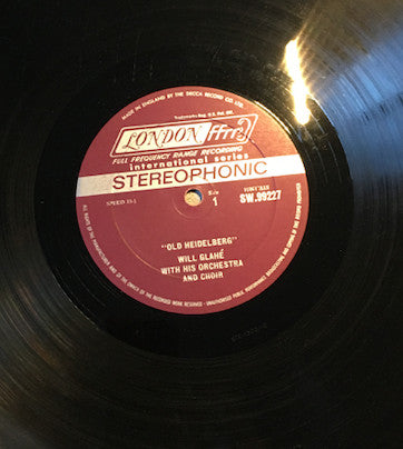 Will Glahé Und Sein Orchester Mit Chor : Old Heidelberg (LP)