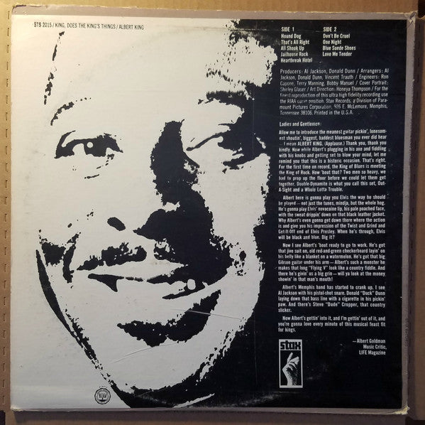 Albert King : "King, Does The King's Things" (LP, Album)