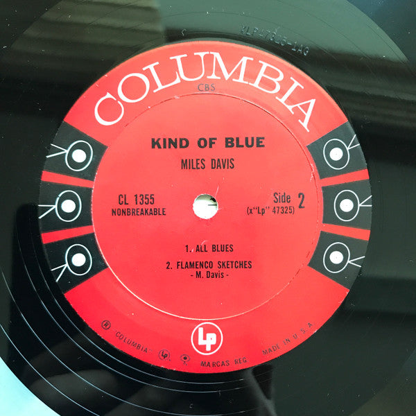 Miles Davis : Kind Of Blue (LP, Album, Mono, RP, Ter)