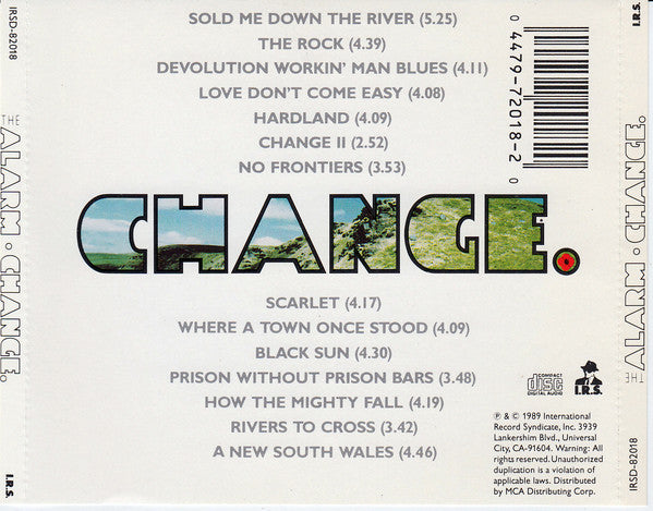The Alarm : Change (CD, Album)