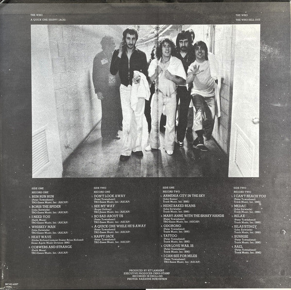 The Who : A Quick One (Happy Jack) / The Who Sell Out (2xLP, Album, Comp, RE, RP, Gat)