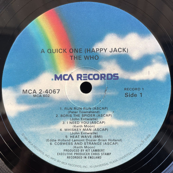 The Who : A Quick One (Happy Jack) / The Who Sell Out (2xLP, Album, Comp, RE, RP, Gat)