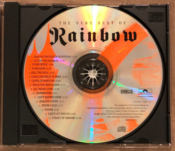 Rainbow : The Very Best Of Rainbow (CD, Comp, RM)