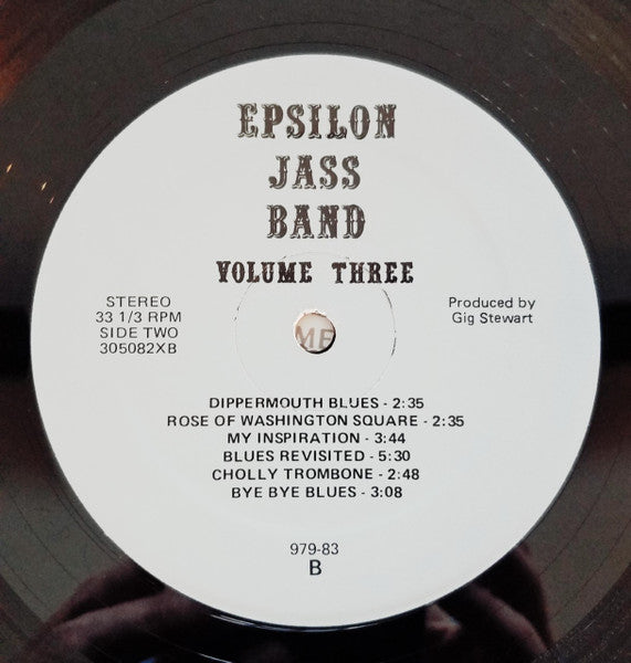 Epsilon Jass Band : Volume Three (12", Album)