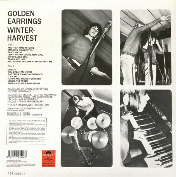 Golden Earring : Winter-Harvest (LP, Album, Ltd, Num, RE, Yel)