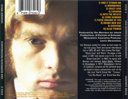 Van Morrison : Moondance (CD, Album, RE, SRC)