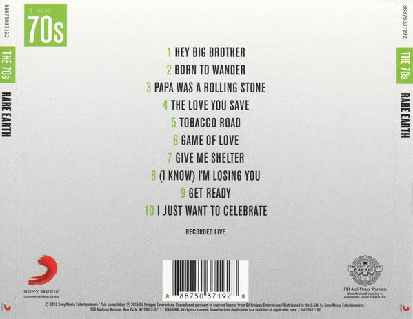 Rare Earth : The 70s (CD, RE)