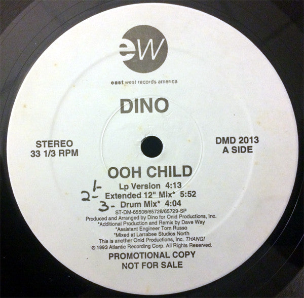 Dino (2) : Ooh Child (12", Promo)