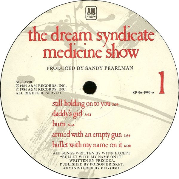 The Dream Syndicate : Medicine Show (LP, Album, EMW)