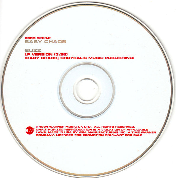 Baby Chaos : Buzz (CD, Single, Promo)