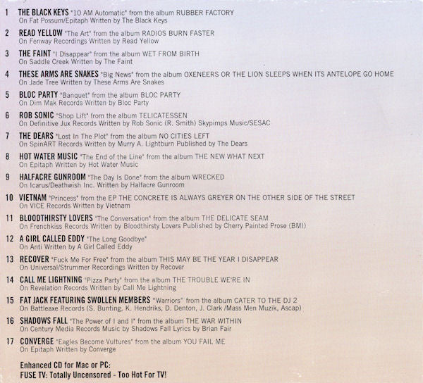 Various : Vice CD Presented By Vestal & Initium Eyewear # 8 (CD, Comp, Enh, Dig)
