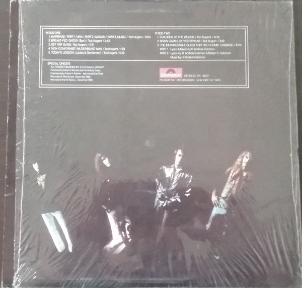 The Amboy Dukes Featuring Ted Nugent : Marriage On The Rocks - Rock Bottom (LP, Album)