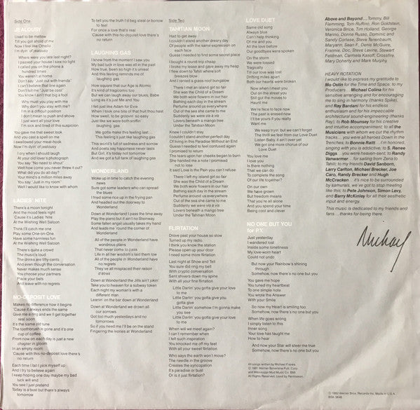 Michael Franks : Objects Of Desire (LP, Album, Los)