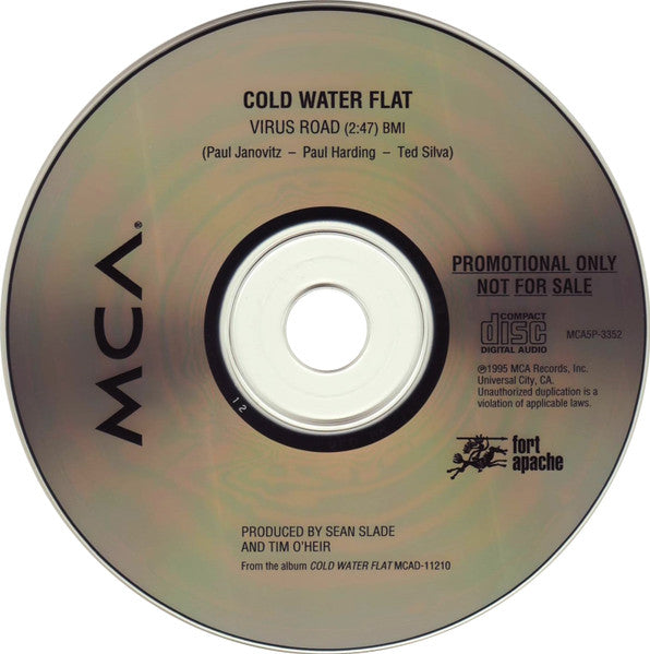 Cold Water Flat : Virus Road (CD, Single, Promo)