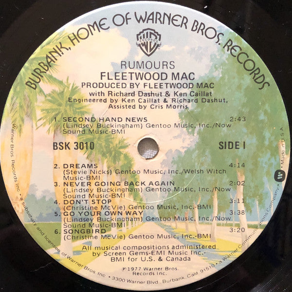 Fleetwood Mac : Rumours (LP, Album, Jac)