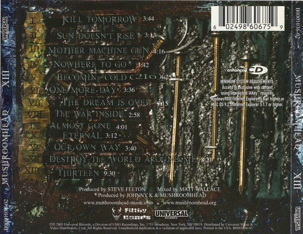 Mushroomhead : XIII (CD, Album, Enh)
