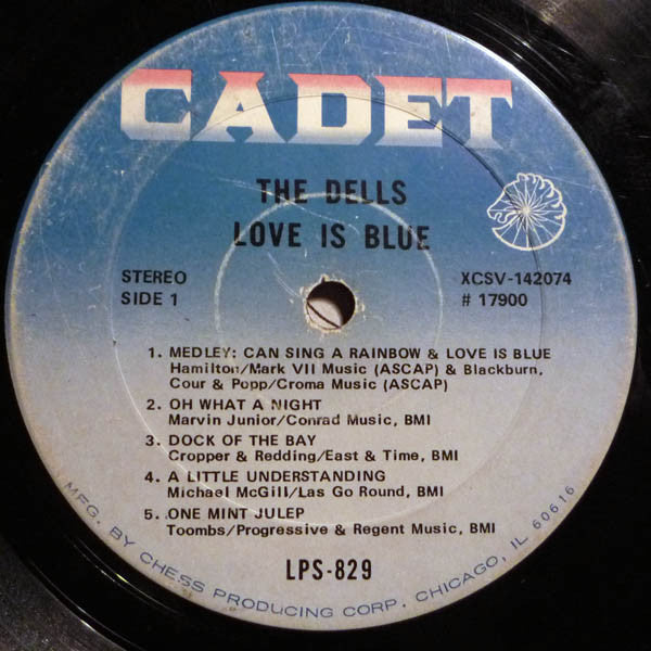 The Dells : Love Is Blue (LP, Album, Ter)