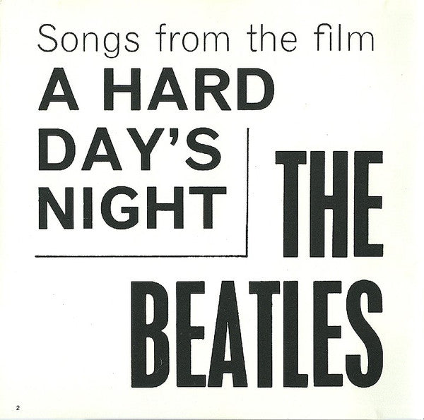 The Beatles : A Hard Day's Night (CD, Album, Mono, RE, Son)