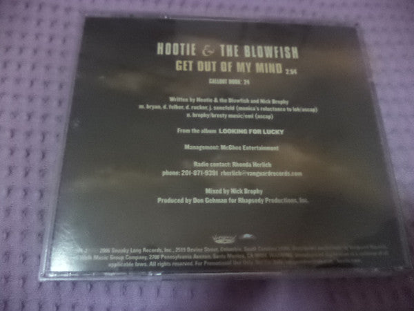 Hootie & The Blowfish : Get Out Of My Mind (CD, Single, Promo)