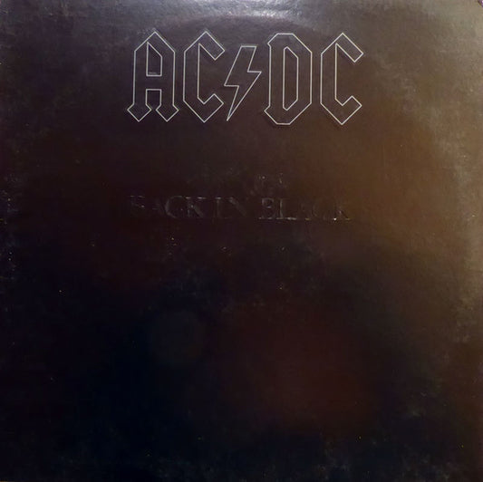 AC/DC : Back In Black (LP, Album, Club, CRC)