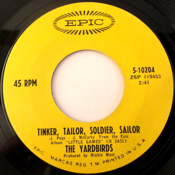 The Yardbirds : Ha Ha Said The Clown (7", Single, Ter)