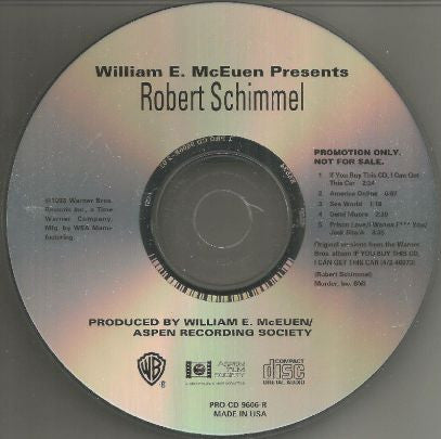 Robert Schimmel : William E. McEuen Presents (CD, EP, Promo)