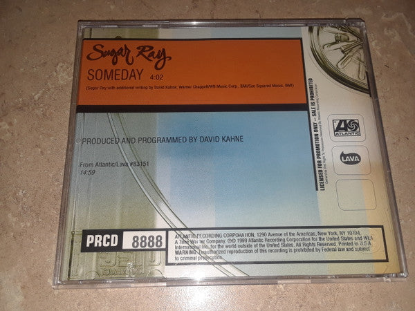 Sugar Ray (2) : Someday (CD, Single, Promo)