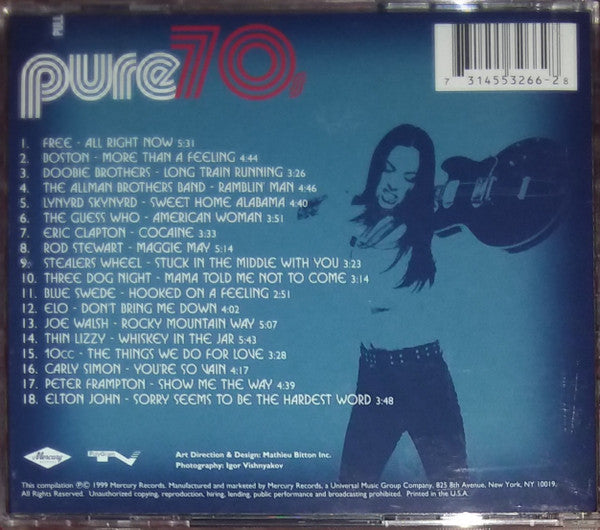 Various : Pure 70s (CD, Comp, RM, PMD)