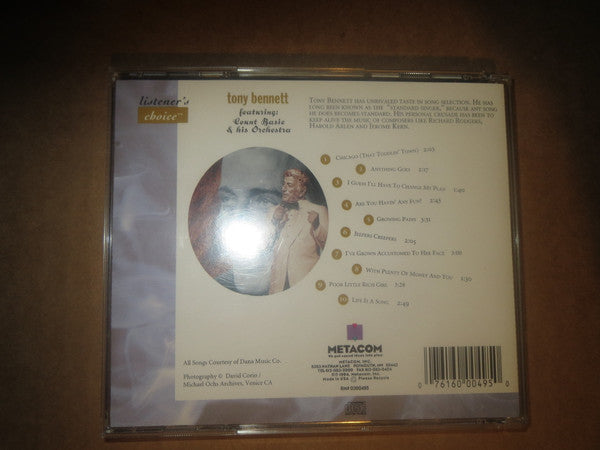 Tony Bennett Featuring Count Basie Orchestra : The Master Of Song Tony Bennett (CD, Album)