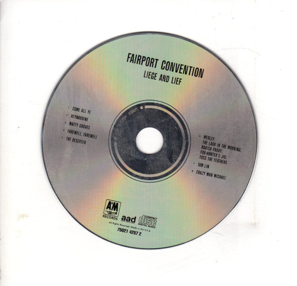 Fairport Convention : Liege & Lief (CD, Album, RE)