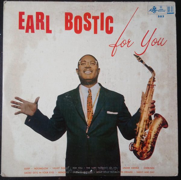 Earl Bostic : For You (LP, Album, Mono)