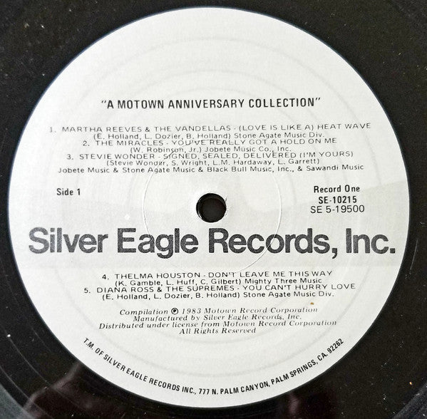 Various : A Motown Anniversary Collection (5xLP, Comp, Ele)