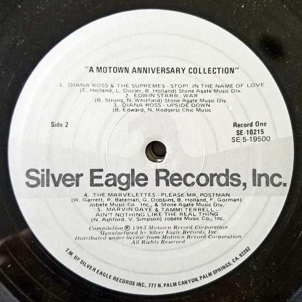 Various : A Motown Anniversary Collection (5xLP, Comp, Ele)