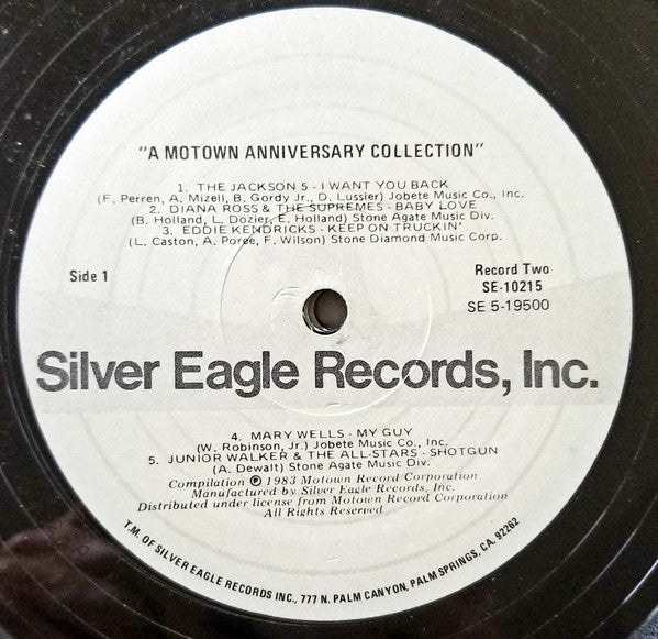 Various : A Motown Anniversary Collection (5xLP, Comp, Ele)