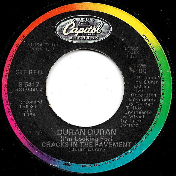 Duran Duran : The Wild Boys (7", Single, Jac)